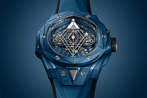 hublot sang bleu black ceramic|hublot sang bleu.